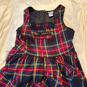 Gwen stefani harajuku girls red plaid holiday dress size xl 14/16